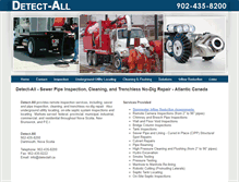 Tablet Screenshot of detectall.ca
